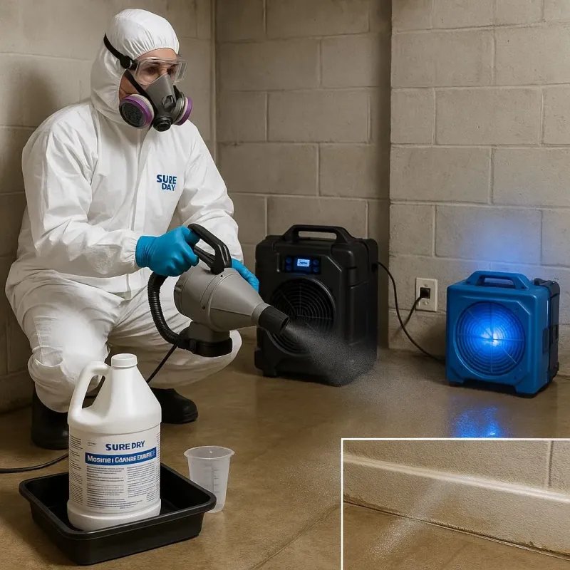 Sanitization and Odor Removal process in Northcliff, TX