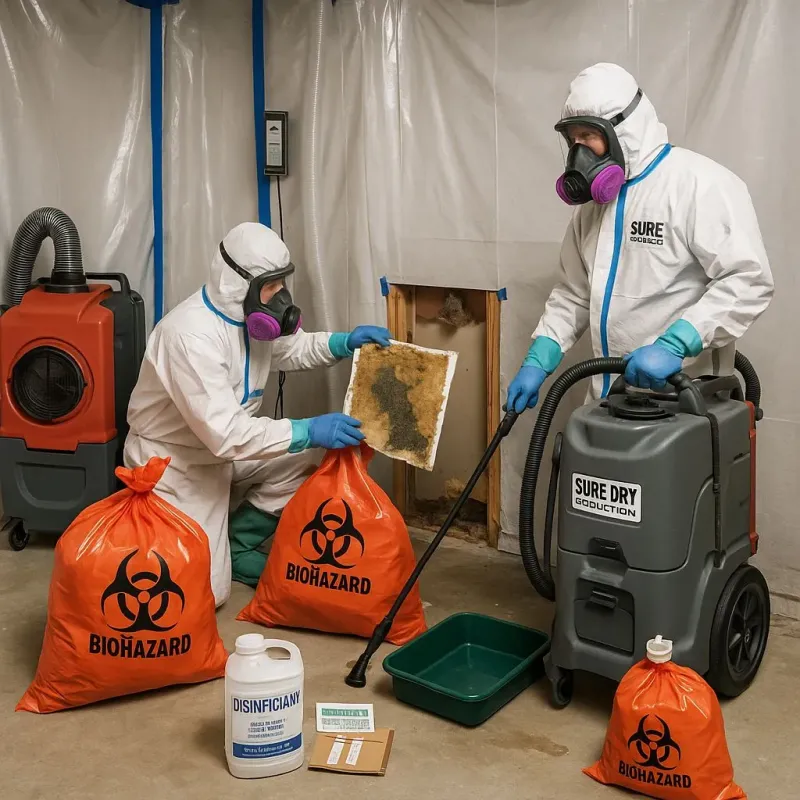 Contaminated Water Handling Protocols process in Northcliff, TX