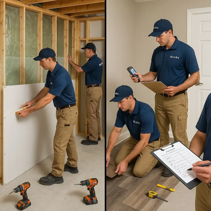 Repairs and Reconstruction process in Northcliff, TX